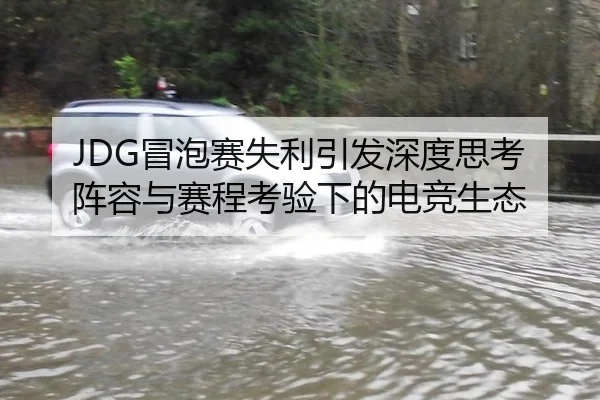 JDG冒泡赛失利引发深度思考 阵容与赛程考验下的电竞生态